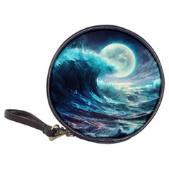 Tsunami Waves Ocean Sea Nautical Nature Water 4 Classic 20-cd Wallets by Jancukart