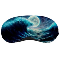 Tsunami Waves Ocean Sea Nautical Nature Water 4 Sleeping Mask by Jancukart