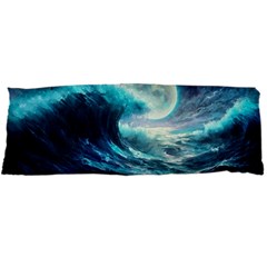 Tsunami Waves Ocean Sea Nautical Nature Water 4 Body Pillow Case Dakimakura (two Sides) by Jancukart