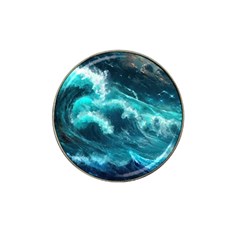 Thunderstorm Tsunami Tidal Wave Ocean Waves Sea Hat Clip Ball Marker (4 Pack)