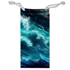 Thunderstorm Tsunami Tidal Wave Ocean Waves Sea Jewelry Bag by Jancukart