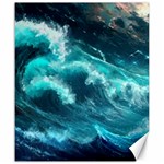 Thunderstorm Tsunami Tidal Wave Ocean Waves Sea Canvas 20  x 24  19.57 x23.15  Canvas - 1