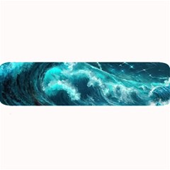 Thunderstorm Tsunami Tidal Wave Ocean Waves Sea Large Bar Mat by Jancukart