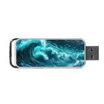 Thunderstorm Tsunami Tidal Wave Ocean Waves Sea Portable USB Flash (One Side) Front