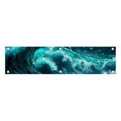 Thunderstorm Tsunami Tidal Wave Ocean Waves Sea Banner And Sign 4  X 1 