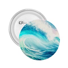 Tsunami Waves Ocean Sea Nautical Nature Water 8 2 25  Buttons by Jancukart