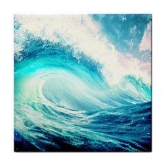 Tsunami Waves Ocean Sea Nautical Nature Water 8 Face Towel