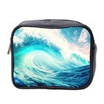 Tsunami Waves Ocean Sea Nautical Nature Water 8 Mini Toiletries Bag (Two Sides) Front