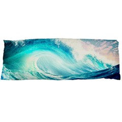 Tsunami Waves Ocean Sea Nautical Nature Water 8 Body Pillow Case Dakimakura (two Sides) by Jancukart