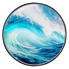 Tsunami Waves Ocean Sea Nautical Nature Water 8 Wireless Fast Charger(black) by Jancukart