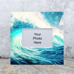 Tsunami Waves Ocean Sea Nautical Nature Water 8 White Box Photo Frame 4  X 6  by Jancukart