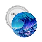 Tsunami Tidal Wave Ocean Waves Sea Nature Water 2 2.25  Buttons Front