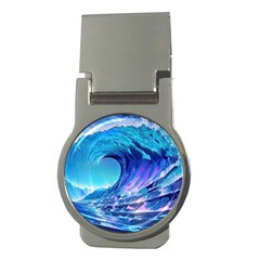 Tsunami Tidal Wave Ocean Waves Sea Nature Water 2 Money Clips (round) 