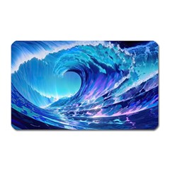 Tsunami Tidal Wave Ocean Waves Sea Nature Water 2 Magnet (rectangular) by Jancukart