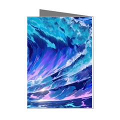 Tsunami Tidal Wave Ocean Waves Sea Nature Water 2 Mini Greeting Cards (pkg Of 8) by Jancukart