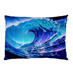 Tsunami Tidal Wave Ocean Waves Sea Nature Water 2 Pillow Case by Jancukart