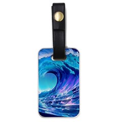 Tsunami Tidal Wave Ocean Waves Sea Nature Water 2 Luggage Tag (one Side)