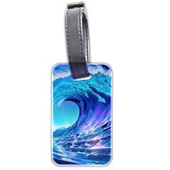 Tsunami Tidal Wave Ocean Waves Sea Nature Water 2 Luggage Tag (two Sides) by Jancukart