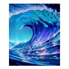 Tsunami Tidal Wave Ocean Waves Sea Nature Water 2 Shower Curtain 60  X 72  (medium)  by Jancukart