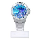 Tsunami Tidal Wave Ocean Waves Sea Nature Water 2 Plastic Nurses Watch Front