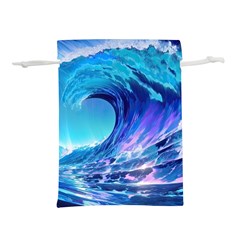 Tsunami Tidal Wave Ocean Waves Sea Nature Water 2 Lightweight Drawstring Pouch (m) by Jancukart