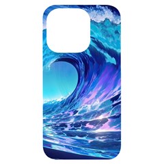 Tsunami Tidal Wave Ocean Waves Sea Nature Water 2 Iphone 14 Pro Black Uv Print Case by Jancukart