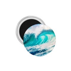 Tsunami Waves Ocean Sea Nautical Nature Water Blue Nature 1 75  Magnets by Jancukart