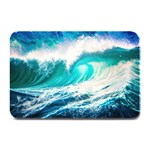 Tsunami Waves Ocean Sea Nautical Nature Water Blue Nature Plate Mats 18 x12  Plate Mat