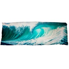 Tsunami Waves Ocean Sea Nautical Nature Water Blue Nature Body Pillow Case (dakimakura)