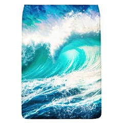 Tsunami Waves Ocean Sea Nautical Nature Water Blue Nature Removable Flap Cover (l)