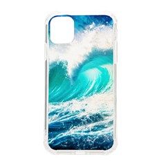 Tsunami Waves Ocean Sea Nautical Nature Water Blue Nature Iphone 11 Tpu Uv Print Case