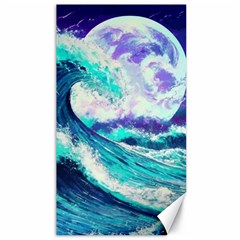 Tsunami Waves Ocean Sea Nautical Nature Water Canvas 40  X 72 