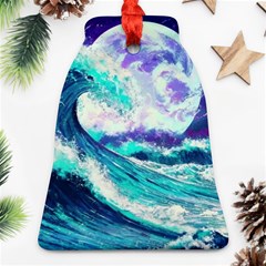 Tsunami Waves Ocean Sea Nautical Nature Water Ornament (bell)