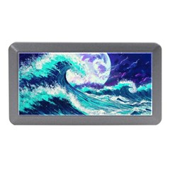 Tsunami Waves Ocean Sea Nautical Nature Water Memory Card Reader (mini) by Jancukart