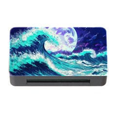 Tsunami Waves Ocean Sea Nautical Nature Water Memory Card Reader With Cf by Jancukart