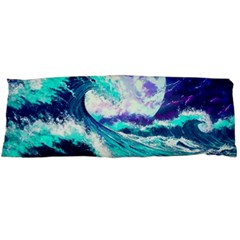 Tsunami Waves Ocean Sea Nautical Nature Water Body Pillow Case (dakimakura) by Jancukart