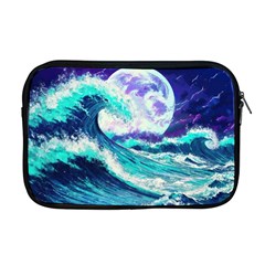 Tsunami Waves Ocean Sea Nautical Nature Water Apple Macbook Pro 17  Zipper Case