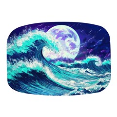 Tsunami Waves Ocean Sea Nautical Nature Water Mini Square Pill Box by Jancukart