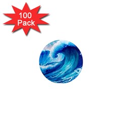 Tsunami Tidal Wave Ocean Waves Sea Nature Water 3 1  Mini Magnets (100 Pack) 