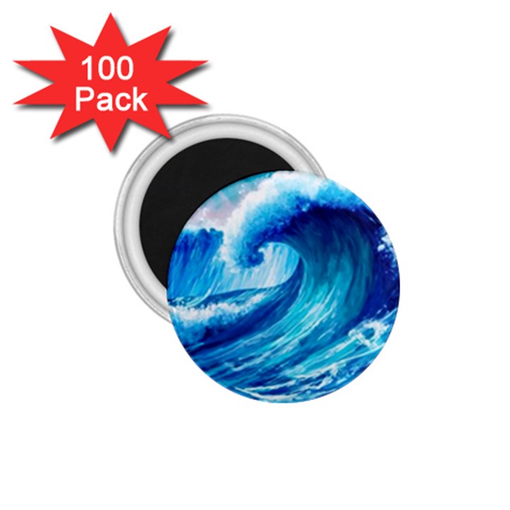 Tsunami Tidal Wave Ocean Waves Sea Nature Water 3 1.75  Magnets (100 pack) 