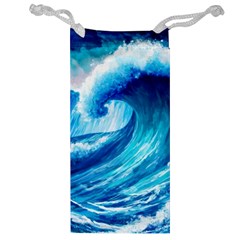 Tsunami Tidal Wave Ocean Waves Sea Nature Water 3 Jewelry Bag by Jancukart