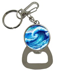 Tsunami Tidal Wave Ocean Waves Sea Nature Water 3 Bottle Opener Key Chain by Jancukart