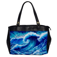 Tsunami Tidal Wave Ocean Waves Sea Nature Water 3 Oversize Office Handbag