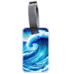 Tsunami Tidal Wave Ocean Waves Sea Nature Water 3 Luggage Tag (two Sides) by Jancukart