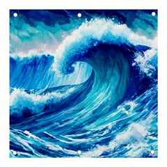 Tsunami Tidal Wave Ocean Waves Sea Nature Water 3 Banner And Sign 3  X 3  by Jancukart