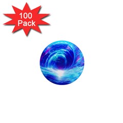 Tsunami Waves Ocean Sea Nautical Nature Water Art Work 1  Mini Magnets (100 Pack)  by Jancukart