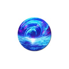 Tsunami Waves Ocean Sea Nautical Nature Water Art Work Golf Ball Marker (10 Pack)