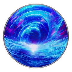 Tsunami Waves Ocean Sea Nautical Nature Water Art Work Wireless Fast Charger(white) by Jancukart