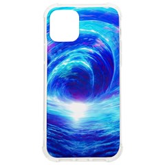 Tsunami Waves Ocean Sea Nautical Nature Water Art Work Iphone 12/12 Pro Tpu Uv Print Case by Jancukart