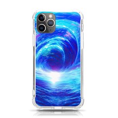 Tsunami Waves Ocean Sea Nautical Nature Water Art Work Iphone 11 Pro 5 8 Inch Tpu Uv Print Case